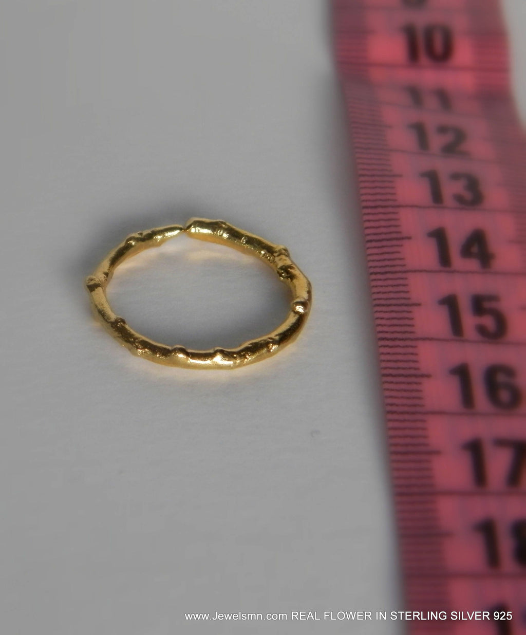 Solid Gold Wedding Band – Nature Inspired Olive Branch Ring | Handmade Unique Jewelry