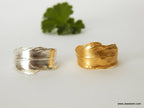 Dove Feather Ring: Handmade Sterling Silver Nature Jewelry
