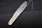 Tree Bark Earrings: Handmade Sterling Silver Dangles (Mismatched Pair)