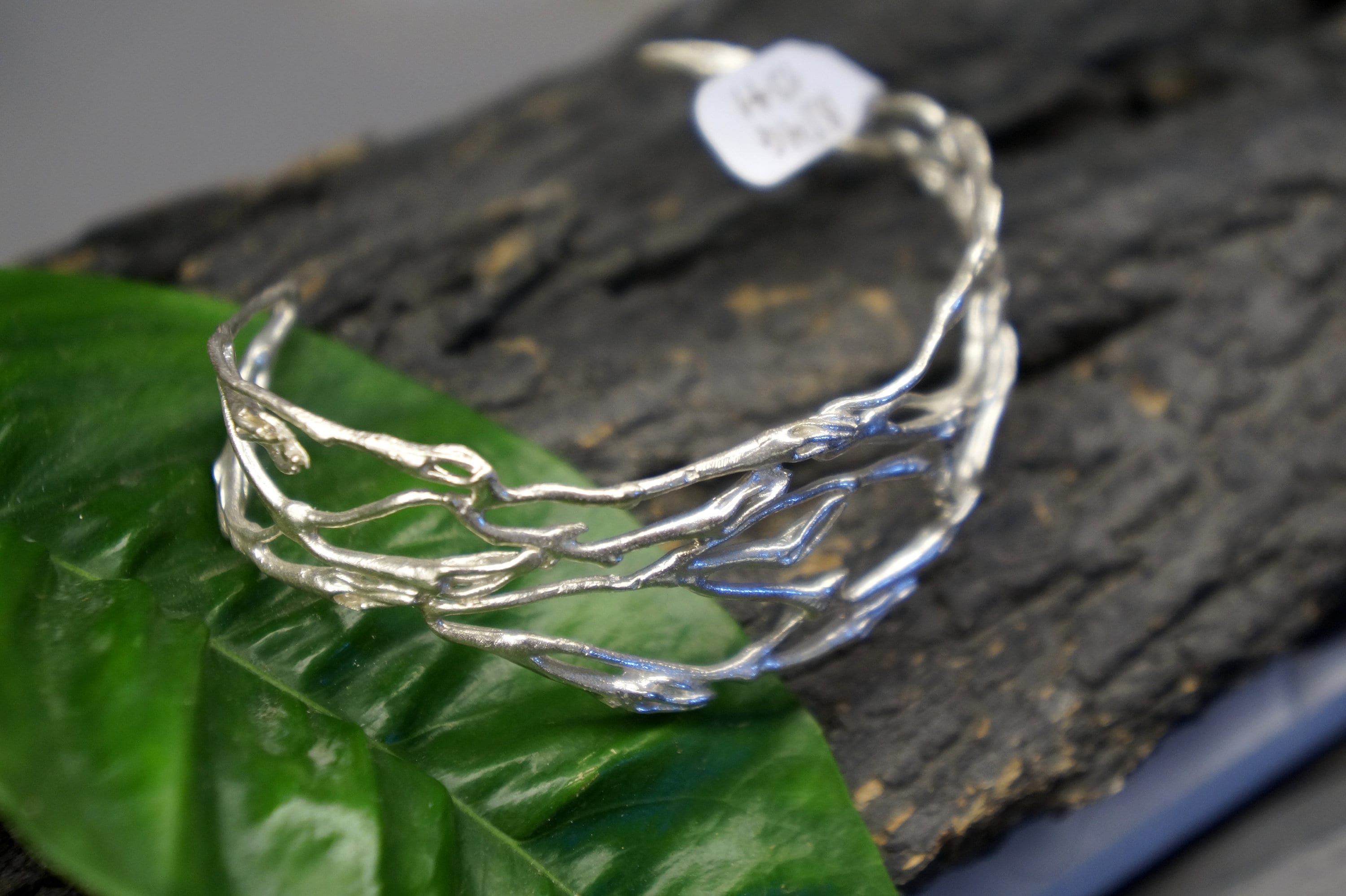 Silver Branch Bracelet, Sterling Silver Jewelry, Handmade Silver Cuff, Jewelry for Women, Birthday Gift, Gift for Her