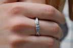 Gold Branch Ring, Ring with Zircon, Gold-Plated Sterling Silver Jewelry, Gift for Her, Birthday Gift for Women, Handmade Jewelry