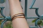 Nature-Inspired Twig Bracelet, Pine Branch (14k Gold, Adjustable)
