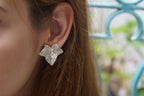 Ivy Leaf Earrings, Gold-Plated Sterling Silver Jewelry, Handmade Eco-Friendly Gift for Women