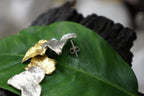 Nature-Inspired Ivy Leaf Earrings, Sterling Silver (Handmade, Eco Friendly)