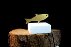 Thanksgiving Favors, Fish paperweight - modern design, Minimal Fish Statue,  Ocean and sea decor for office and homebirth flower jewelry
