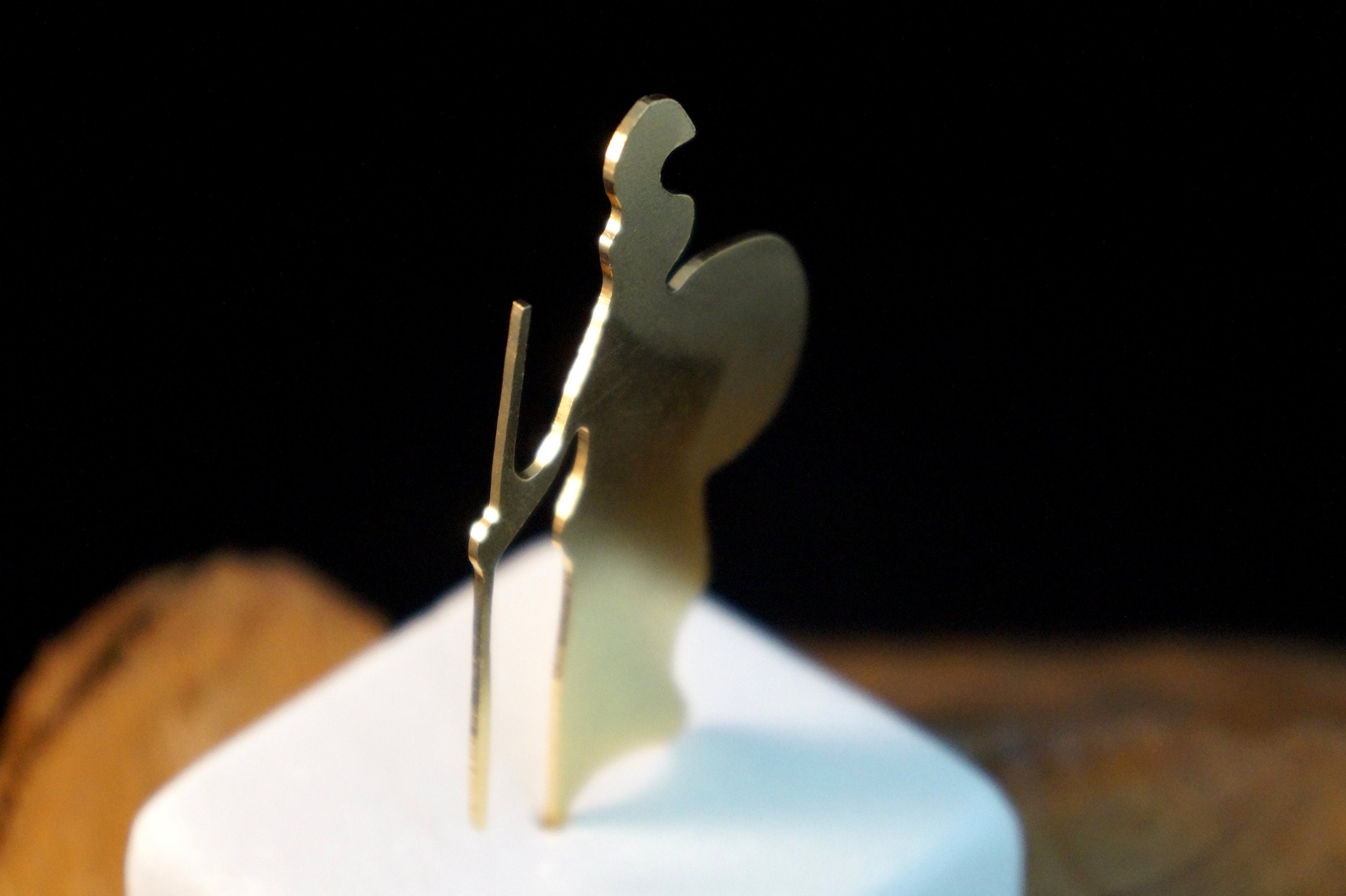 Goddess Athena Minimal Laser cut Statue, Metal Art Sculpture & Museum Art, Greek Mythology Inspired Office Giftbirth flower jewelry