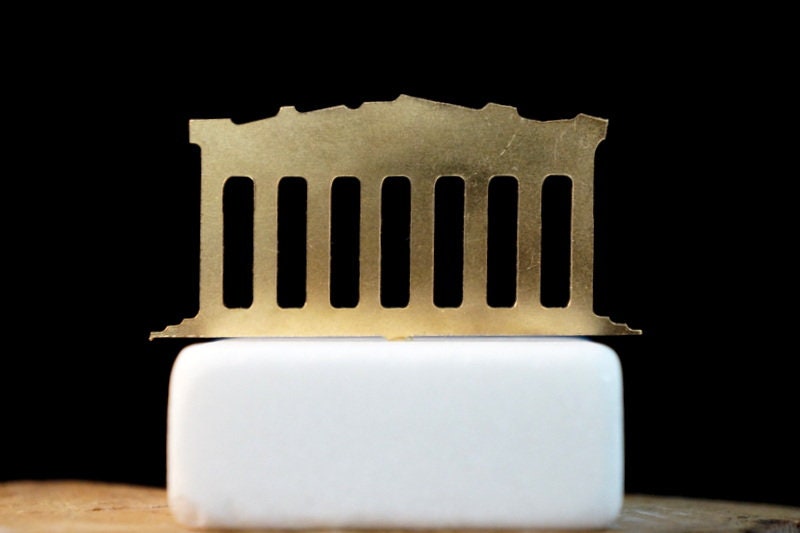 Home decor Home Gift Art Minimal statue of Parthenon, Anciend Greece home decor.Mens gift  gift for her