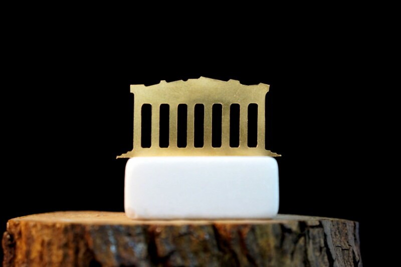 Home decor Home Gift Art Minimal statue of Parthenon, Anciend Greece home decor.Mens gift  gift for her