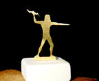 Home decor Small statue Zeus Statue Stocking Filler, Metal Art Sculpture and Museum Art, Greek Mythology Themed  gift for her