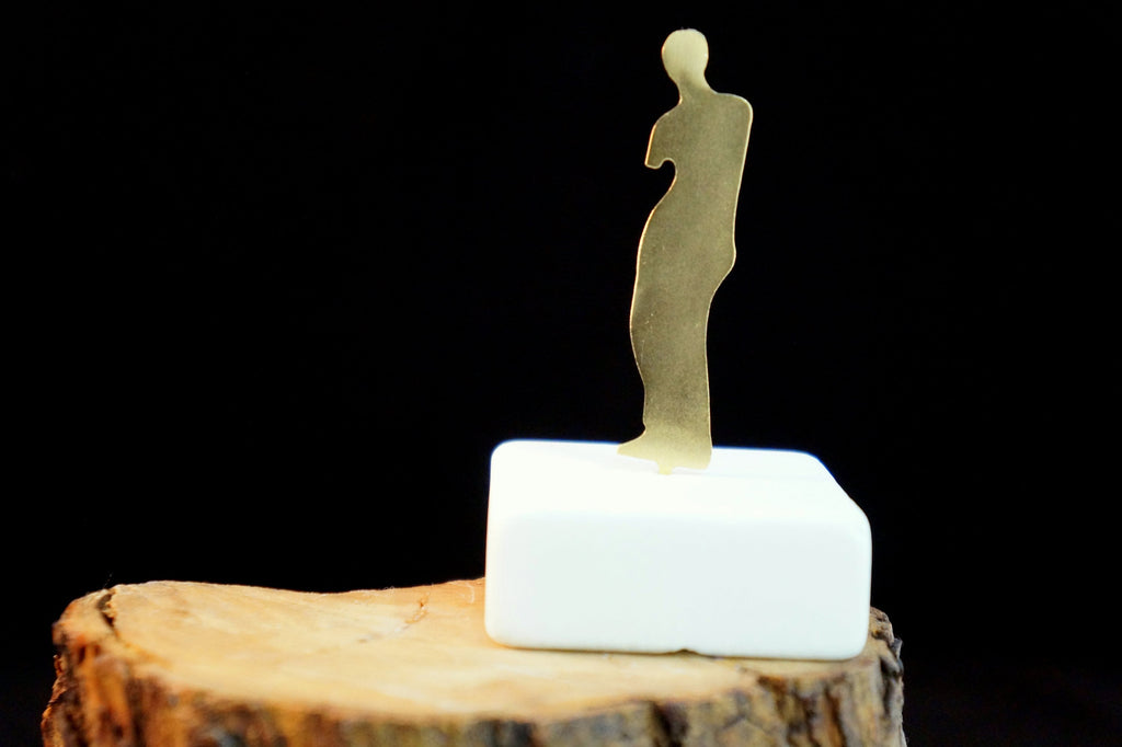 Venus de Milo Statue – Gold Plated Bronze Greek Goddess Sculpture with Thasos Marble Base