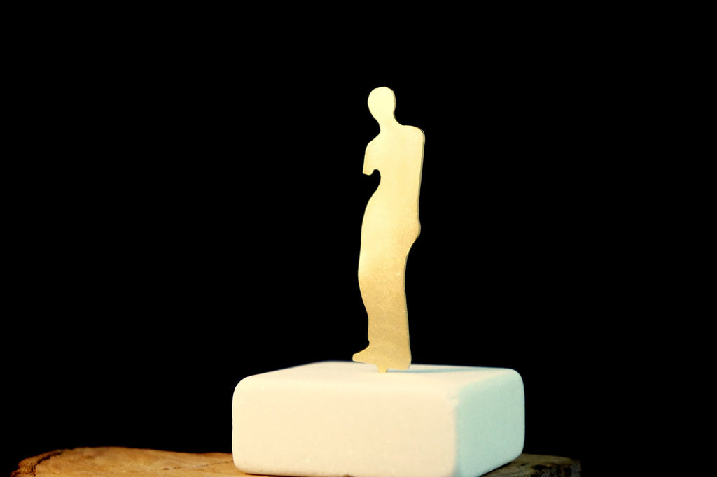 Venus de Milo Statue – Gold Plated Bronze Greek Goddess Sculpture with Thasos Marble Base