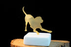 Home decor Home Gift Art Small statue Happy Dog,Minimal decor, Gift for Dog Lover & Dog Gifts for owners, Animal Statue Decor
