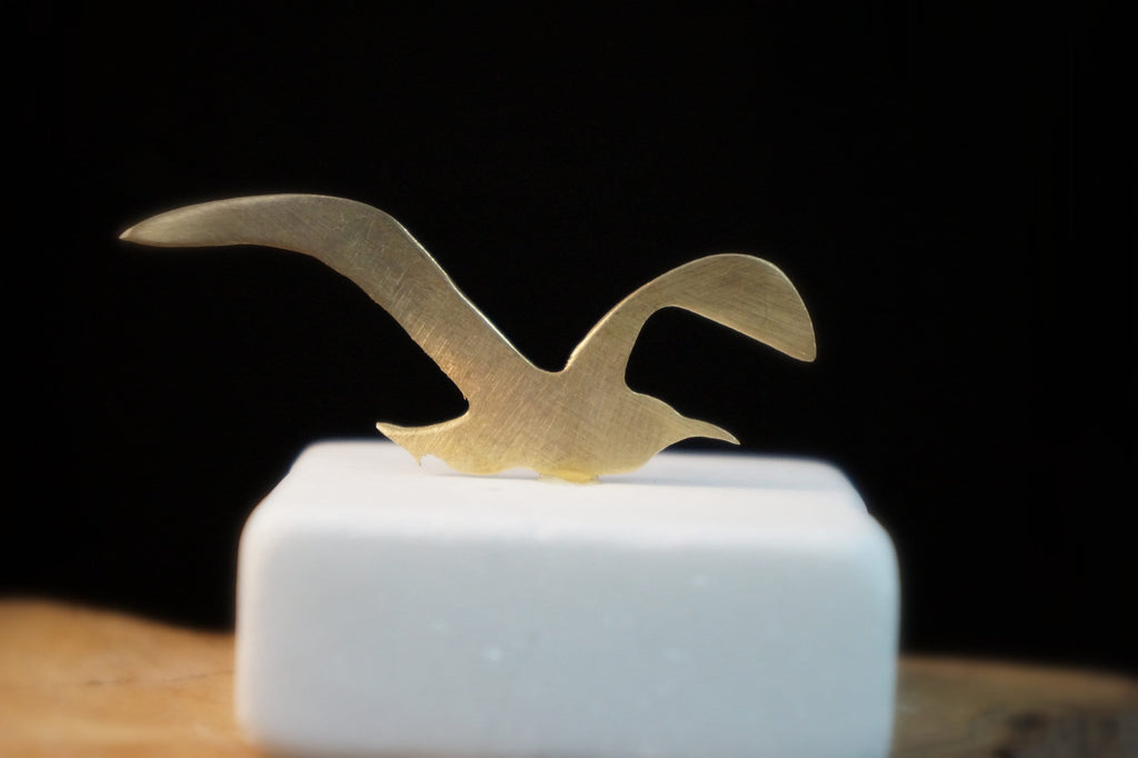 Home decor Modern art small statue sculptures. Minimalist Sea gull Figurine. Symbol of purpose and opportunity  gift for her