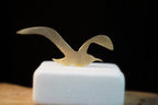 Home decor Modern art small statue sculptures. Minimalist Sea gull Figurine. Symbol of purpose and opportunity  gift for her