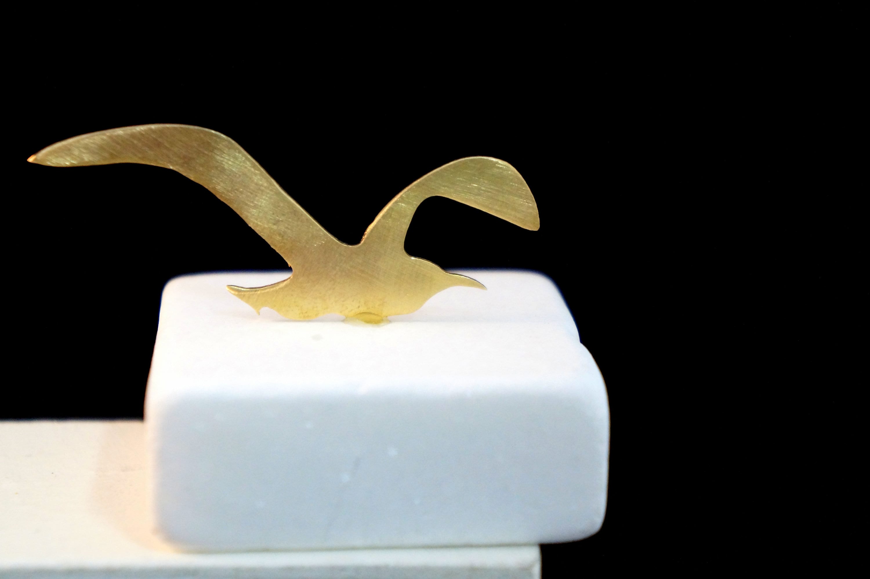 Home decor Modern art small statue sculptures. Minimalist Sea gull Figurine. Symbol of purpose and opportunity  gift for her