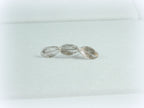 Rose Leaf Earrings: Sterling Silver Ear Climbers (Mismatched Pair)