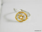 Branch and Leaf Ring - Sterling Silver Nature Jewelry