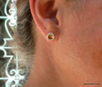 Minimalist Lily of the Valley Earrings - Dainty Sterling Silver Studs