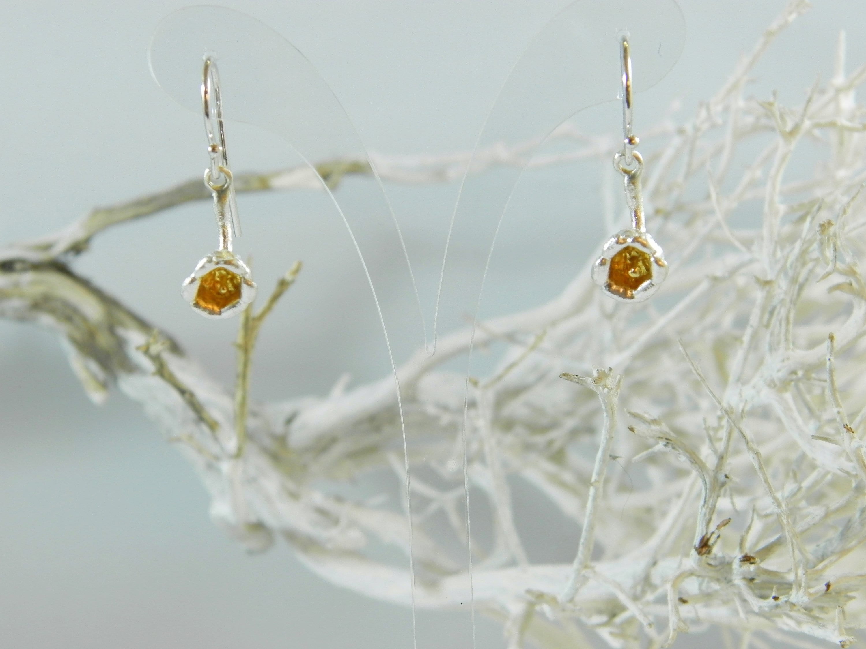 Lily Flower Earrings – Handmade Sterling Silver Drop Earrings | Botanical Jewelry Gift