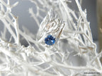 Branch Ring: Sterling Silver Nature Design - Lab Diamond Accent