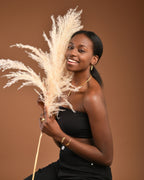 Acacia Leaf Cuff Bracelet, Adjustable Gold-Plated Silver, Nature-Inspired Handmade Jewelry