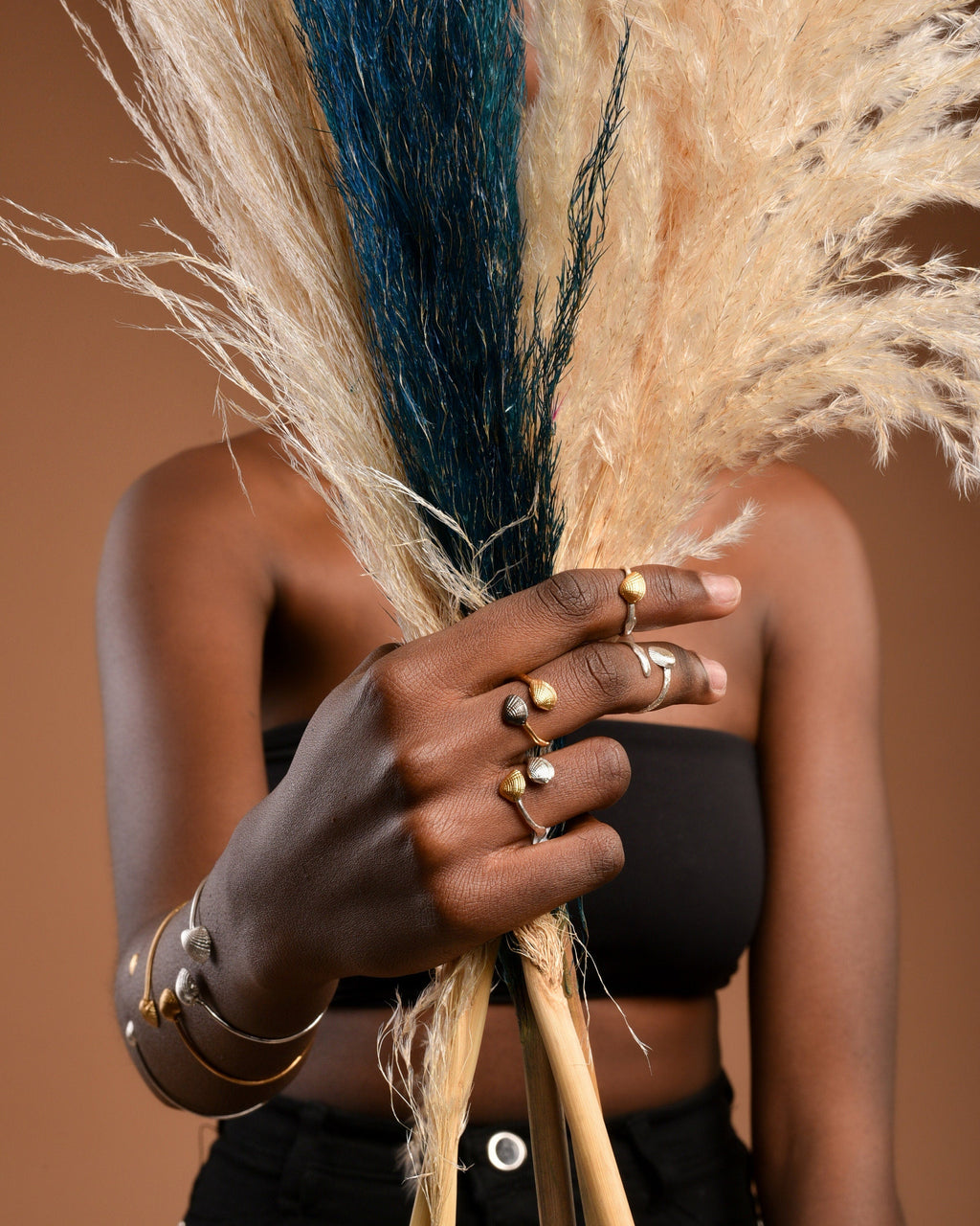 Dainty Adjustable Toe Ring, Two-Tone Silver and Gold (Recycled Materials)