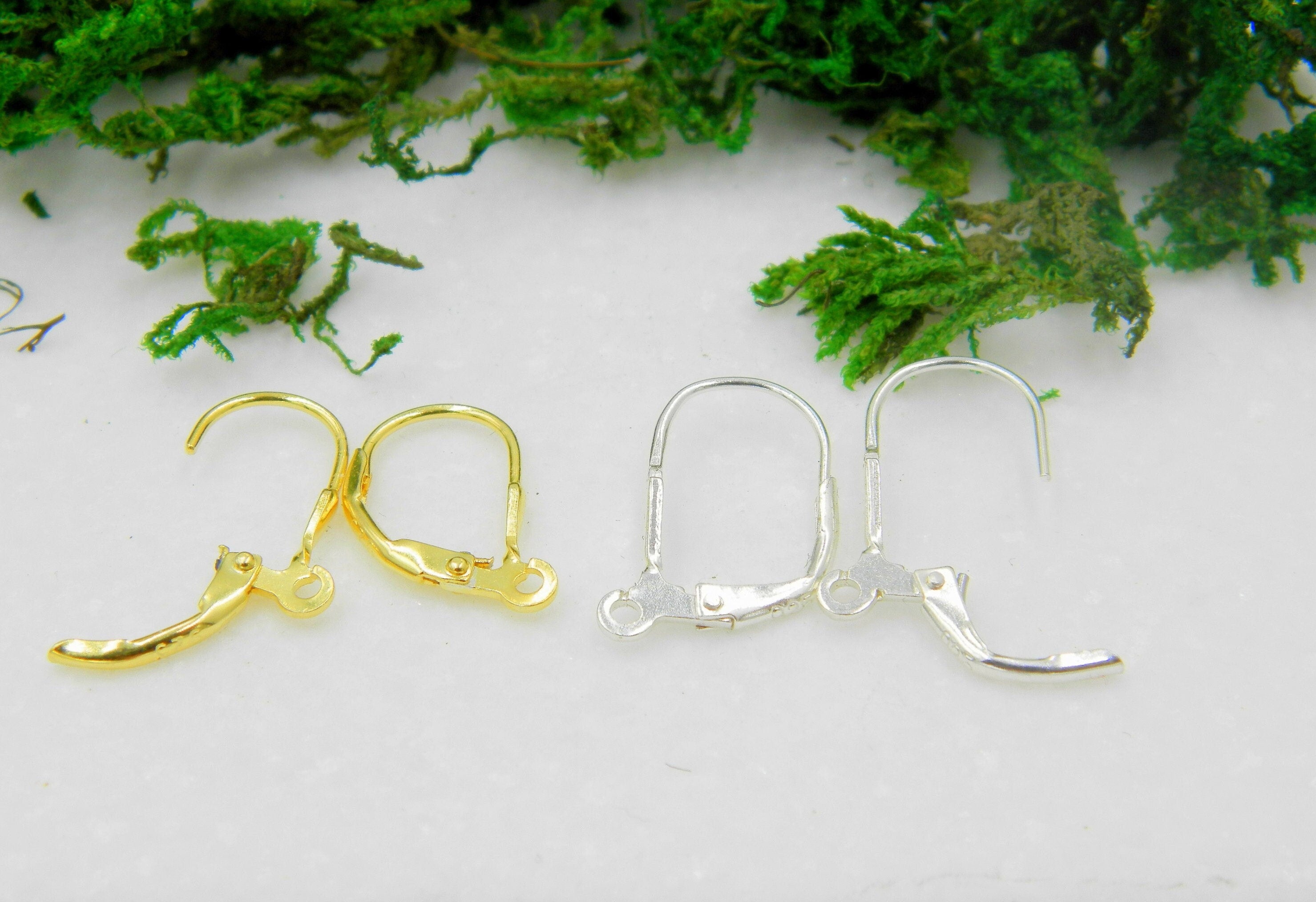 Butterfly Earrings Sterling Silver – Real Butterfly Jewelry With Green Aventurine Chain