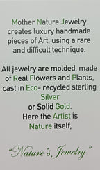 Mimosa Leaf Earrings: Handmade Nature Jewelry (Recycled Brass, 14k Gold)