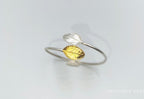 Rose Leaf Cuff Bracelet: Botanical Jewelry (Gold Plated, Adjustable)