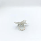 Ivy Leaf Ring: Botanical Handmade Jewelry (Gold-Plated Sterling)