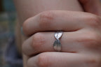 Leaf Ring: Nature Inspired Sterling Silver Jewelry (Gold Plated)