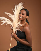 Mimosa Leaf Necklace: Dainty 18k Gold on Sterling Silver
