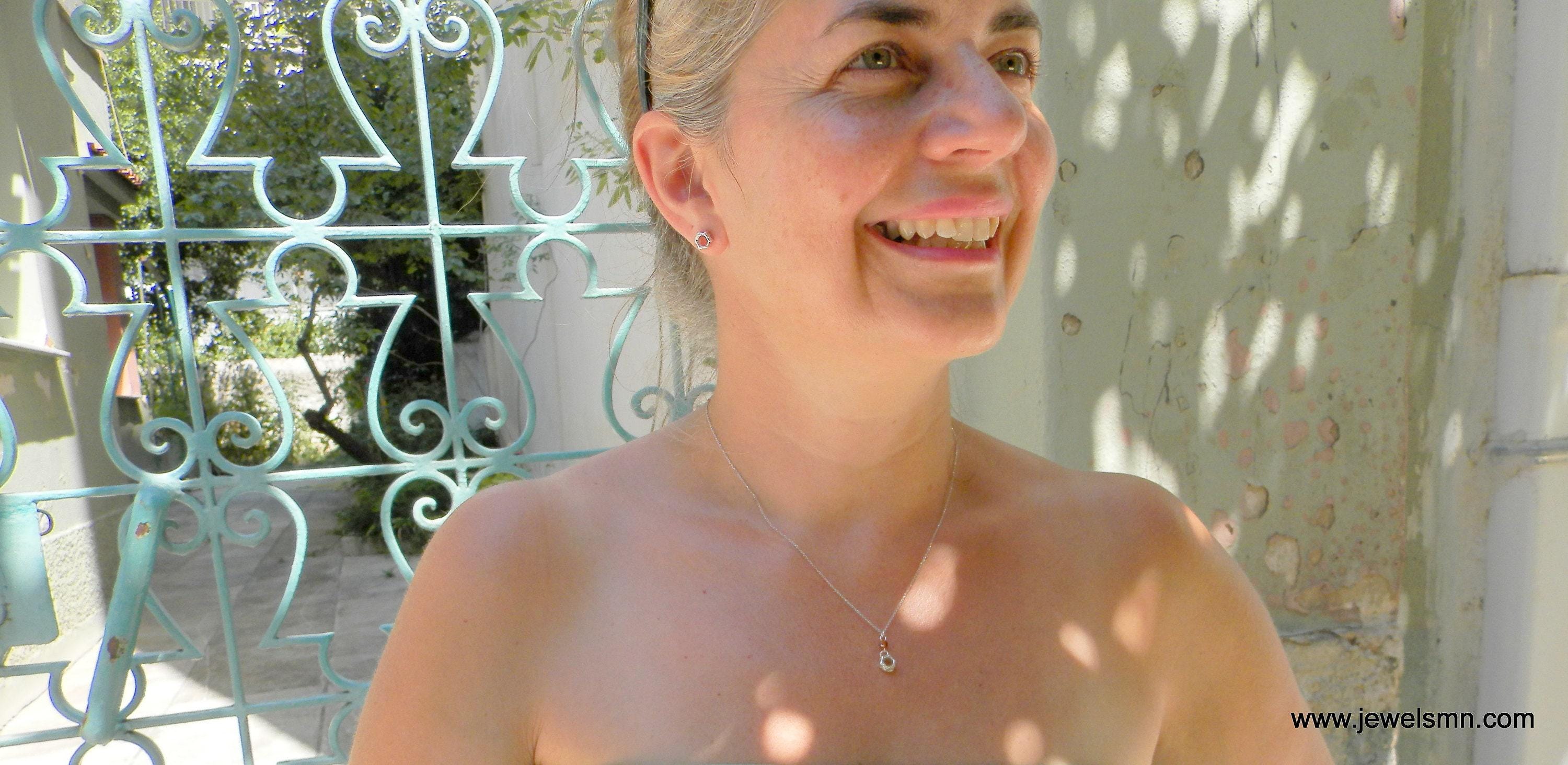 Honeycomb Necklace Sterling Silver Chain With Real Honeycomb Pendant - Minimalist Jewelry Gift