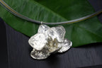 Orchid Necklace: Eco-Friendly Sterling Silver Jewelry (Multi-Strand)