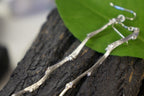 Olive Branch Earrings: Nature Inspired Jewelry (Gold-Plated Brass)