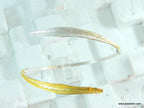 Real Olive Leaf Bracelet: 14k Gold Recycled Brass, Nature Inspired