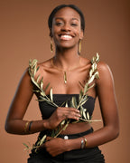 Nature-Inspired Sterling Silver Cuff Bracelet, Olive Leaf Design (Handmade)