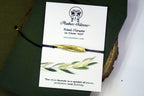 Olive Leaf Bracelet: Eco-Friendly Sterling Silver Jewelry (Adjustable)