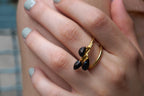 Olive Branch Ring: Nature Inspired - Recycled Silver, Gold or Black
