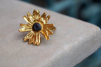 Handmade Daisy Ring - Real Flower in Recycled Sterling Silver 925
