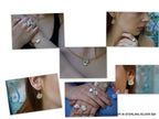 Flower Necklace: Eco-Friendly Daisy Design (Recycled Silver, Gold Center)
