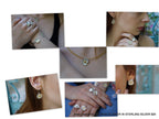 Flower Necklace: Eco-Friendly Daisy Design (Recycled Silver, Gold Center)