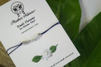 Jasmine Twig Bracelet: Adjustable Sterling Silver Cord