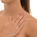 Gold Jasmine Ring, Gold-Plated Sterling Silver Jewelry, Jasmine Branch Ring, Gift for Her, Birthday Gift for Women, Handmade Jewelry