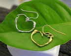 Jasmine Flower Necklace: Real Pressed Plant - Gold Plated Sterling Silver