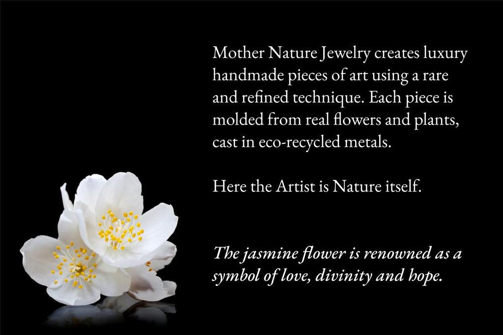 Silver Jasmine Ring, Sterling Silver Jewelry, Jasmine Branch Ring, Band Jewelry, Gift for Her, Birthday Gift for Women, Handmade Jewelry