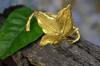 Nature Lover's Ivy Leaf Bracelet, Sterling Silver and Gold Plated (Adjustable)