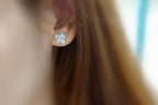 Nature-Inspired Sterling Silver Earrings, Vine Leaf Studs (Tiny, Lightweight)