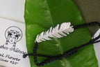 Acacia Leaf Bracelet: Adjustable Cord, Natural Botanical Jewelry