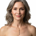 Earth-Friendly Acacia Branch Necklace - Gold Plated with Black Rhodium Detail